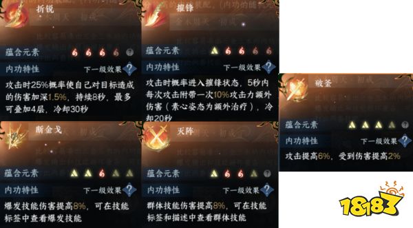 逆水寒手游九灵3金3火内功怎么搭配 九灵3金3火内功搭配方案