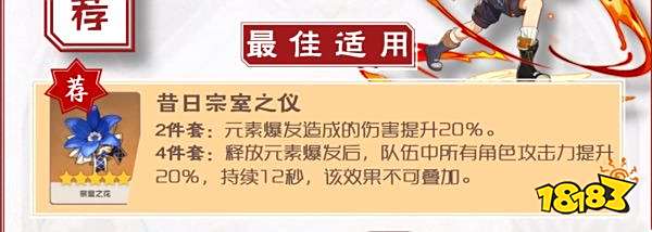 原神班尼特圣遗物带什么厉害 班尼特圣遗物推荐建议