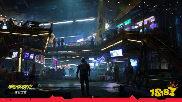 《赛博朋克2077：往日之影》新概念图 狗镇的一天