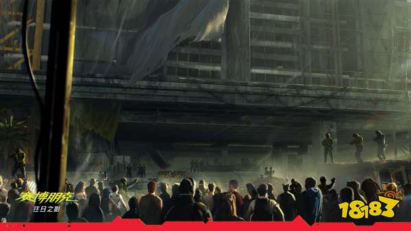 《赛博朋克2077：往日之影》新概念图 狗镇的一天