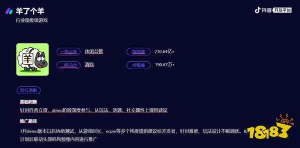 不止10倍增速?抖音小游戏近日爆出了一组亮眼数据