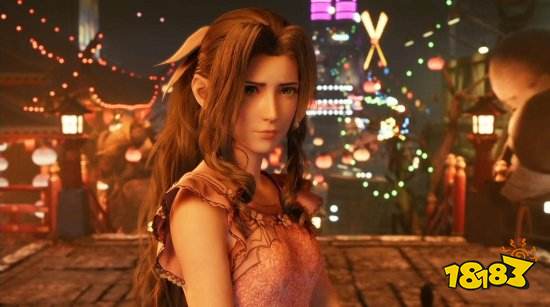 《FF7》官方发爱丽丝裙装设计图：粉色礼服很优雅