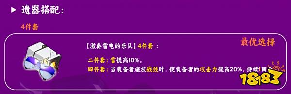 崩坏星穹铁道希露瓦遗器词条推荐 希露瓦带什么遗器词条好