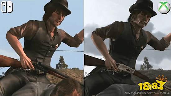 《荒野大镖客》NS版vs原版对比：画面整体有改进