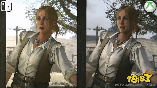 《荒野大镖客》NS版vs原版对比：画面整体有改进