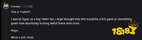 街霸6×联动忍者神龟内容价格太昂贵 遭玩家吐槽