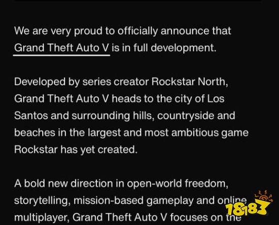 《GTA6》尚未进入“全面开发” 玩家担忧