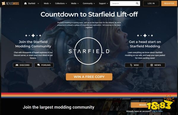 Nexus网站《星空》Mod 页面上线 等待玩家填充内容