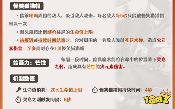 原神林尼天賦加點(diǎn)順序是什么 林尼天賦加點(diǎn)及技能介紹