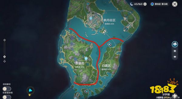 原神楓丹白露區水神瞳在哪里 4.0楓丹白露區水神瞳全收集路線大全