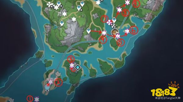 原神4.0丹枫水神瞳全收集路线  4.0枫丹水神瞳在哪里