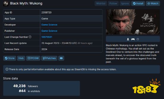 《黑神话》愿望单排Steam前50！销量或能破百万