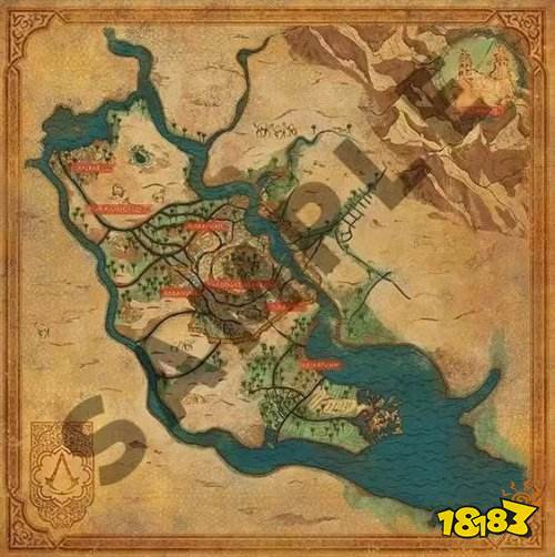 《刺客信条：幻景》地图泄露：并非大型开放世界
