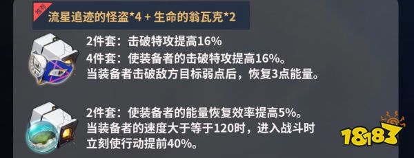 崩坏星穹铁道艾丝妲遗器选什么好 艾丝妲遗器推荐