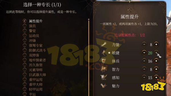 博德之门3游侠怎么加点 博德之门3游侠驯兽师动物园BD推荐