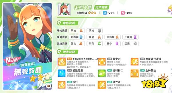 闪耀优俊少女自选三星推荐 赛马娘国服三星马娘选择推荐