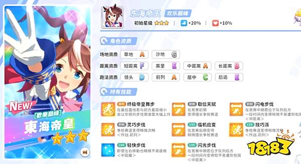 闪耀优俊少女自选三星推荐 赛马娘国服三星马娘选择推荐