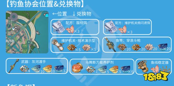原神枫丹钓鱼点位置大全 枫丹4.0钓鱼点位位置分享
