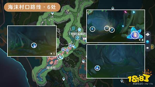 原神萃凝晶采集路线汇总 萃凝晶采集分布图一览