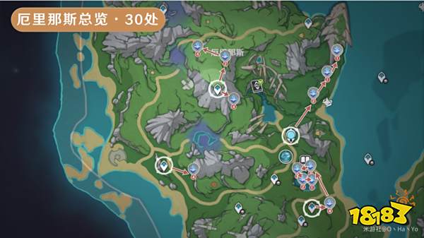 原神萃凝晶采集路线汇总 萃凝晶采集分布图一览