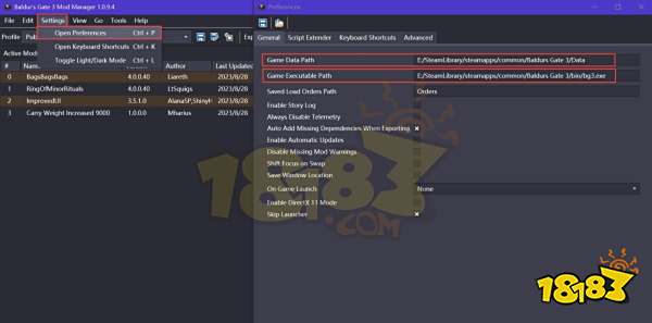 博德之门3怎么安装MOD MOD安装方法介绍