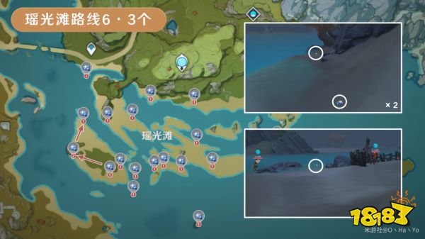 原神星螺采集路線圖匯總 星螺快速采集位置大全