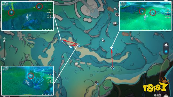 原神海露花采集路线图 菲米尼海露花收集位置大全