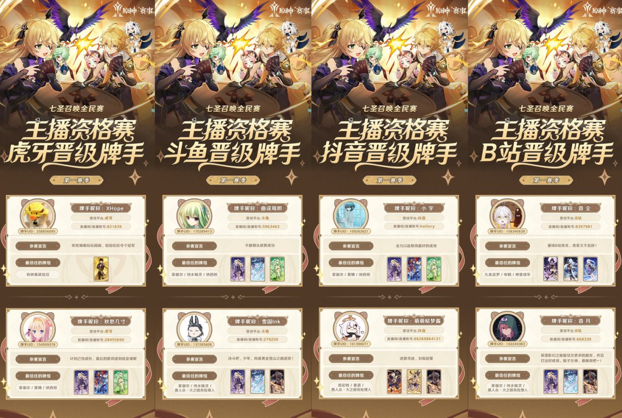 《原神》全民赛事体系四大赛道圆满落幕，向百万奖金发起冲击!