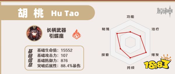 原神胡桃培養攻略大全 胡桃武器圣遺物陣容推薦