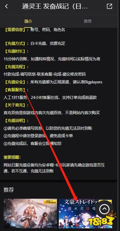 文豪迷犬怪奇谭日服充值 日服游戏怎么充值能成功