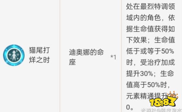 原神迪奧娜命座幾命能玩 迪奧娜命座性價比推薦