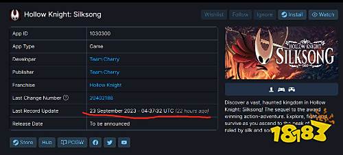有生之年!《丝之歌》突然更新其Steam界面内容