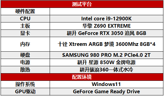 耕升GeForce RTX 3050追风评测，3A大作依旧能战值得玩家选择！