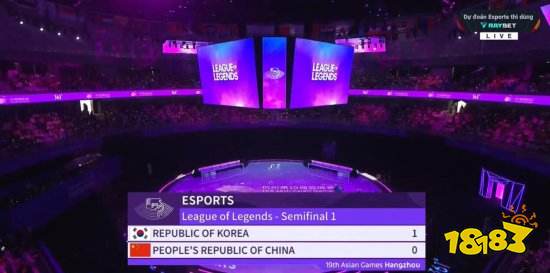 《LOL》亚运会中国vs韩国首战结束：中国队首局失利