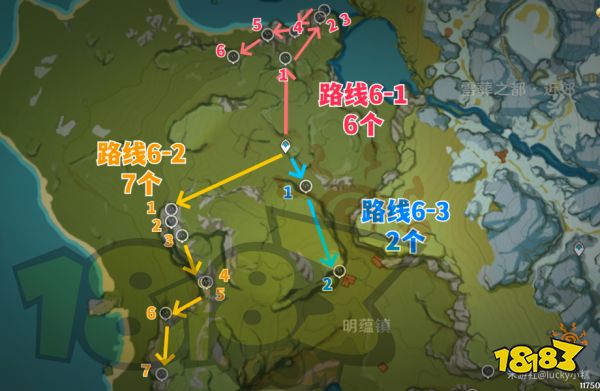 原神琉璃袋收集路線匯總 琉璃袋采集點位分享