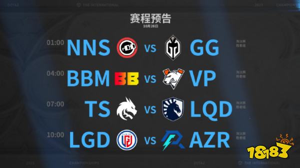 dota2ti12淘汰赛什么时候打 ti12淘汰赛10月28日赛程表