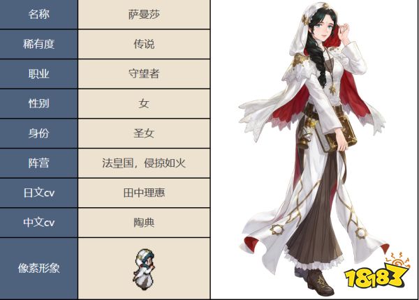 铃兰之剑萨曼莎怎么样 萨曼莎强度介绍