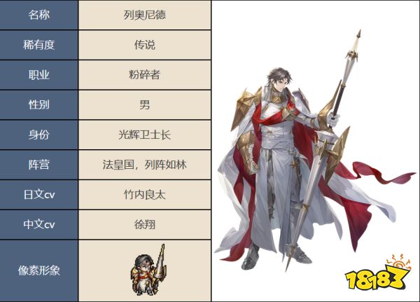 铃兰之剑列奥尼德怎么样 列奥尼德强度介绍