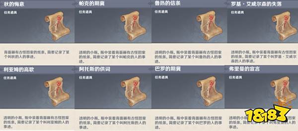 原神藏宝图在哪里收集 原神八张藏宝图位置汇总