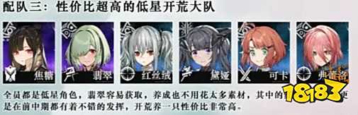 雾镜序列新手阵容推荐 雾镜序列新手用什么阵容