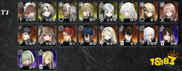 雾镜序列角色强度排行榜 雾镜序列角色梯度榜