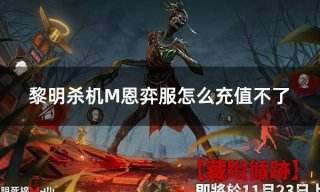 黎明杀机M恩弈服怎么充值不了 外服游戏充值不了怎么办