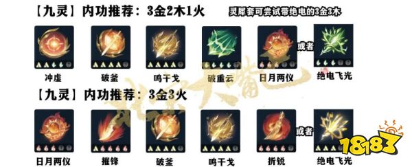 逆水寒手游九灵PVE最新搭配攻略 1.2.1九灵pve镜天阁装备推荐