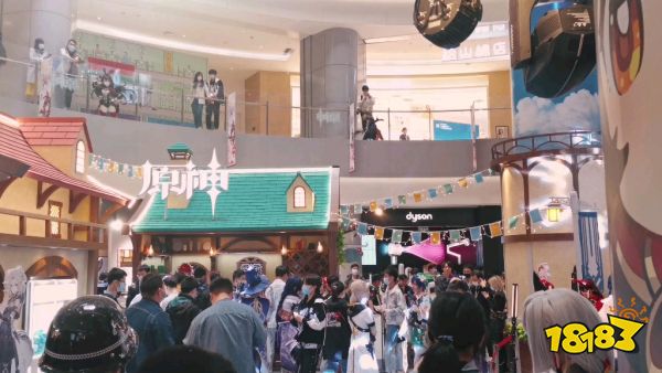原神影响力有多大?AGF展上展台前人山人海,真爱党都挤不进去