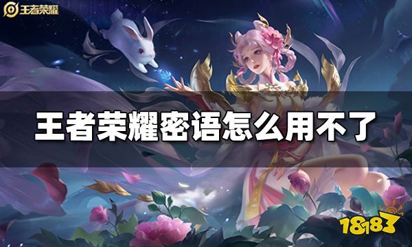 王者荣耀密语怎么用不了 密语用不了解决办法