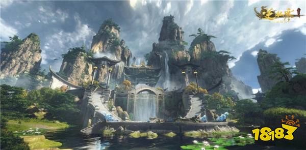 逆水寒2.0新纪元全新主城风景一览 新主城【天极岛】细节分享