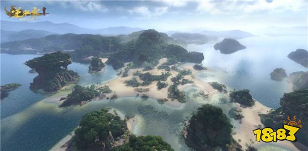 逆水寒2.0新纪元全新主城风景一览 新主城【天极岛】细节分享