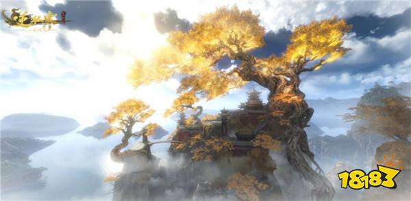 逆水寒2.0新纪元全新主城风景一览 新主城【天极岛】细节分享