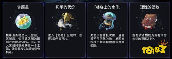 崩坏星穹铁道模拟宇宙新增奇物介绍 【黄金与机械】新增奇物有哪些