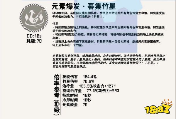 原神4.4閑云技能介紹 原神閑云天賦加點推薦